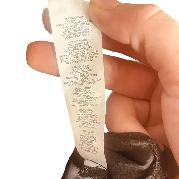 Nasty Gal High Neckline Feeling Fine Satin Dress - Picture 16 of 16